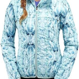 Women’s light puffer Merrell Inertia jacket (medium) Packs into neck pillow!